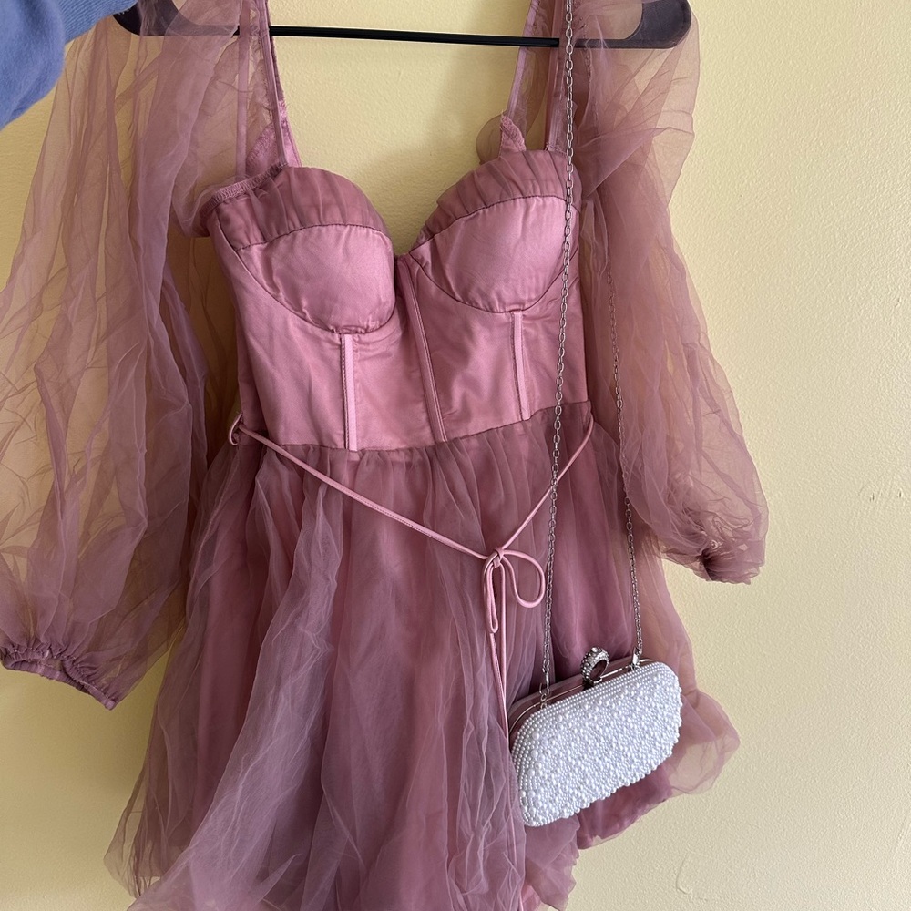 Selfie Leslie Pink Mini Dress
